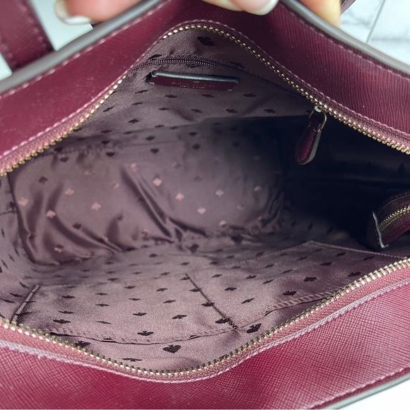 Kate spade - burgundy tote bag - Picture 2 of 2